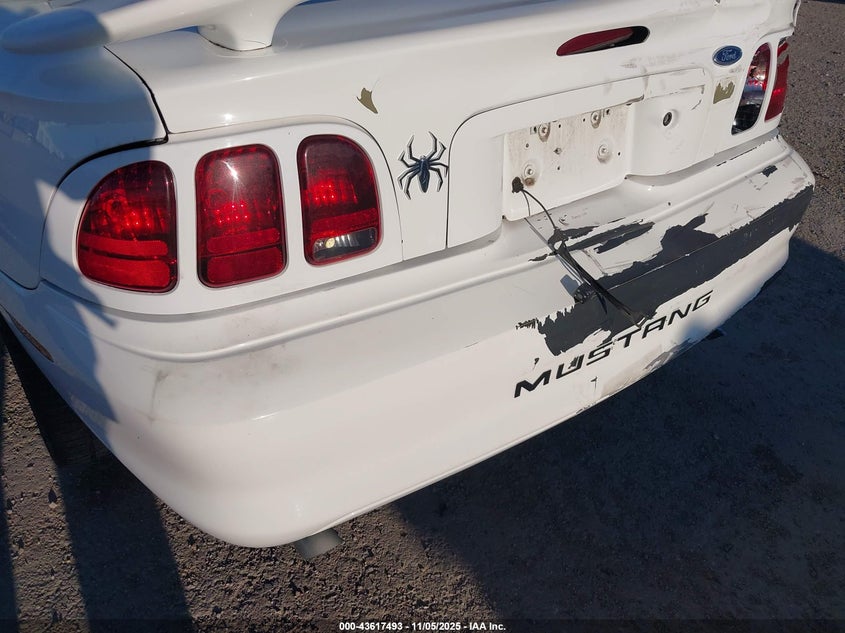 1998 Ford Mustang VIN: 1FAFP4048WF255054 Lot: 43617493