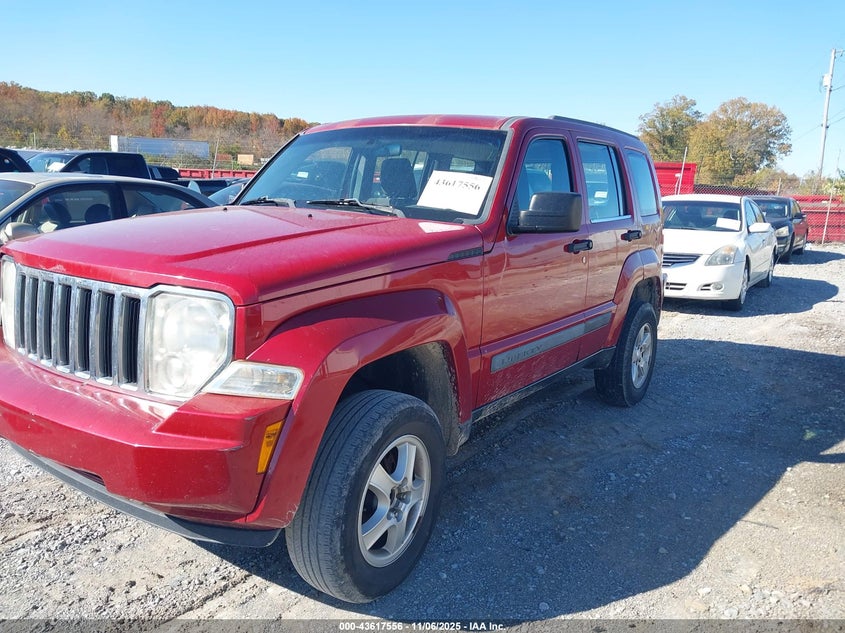 1J8GP28K39W511619 2009 JEEP LIBERTY (NORTH AMERICA) photo no. 2