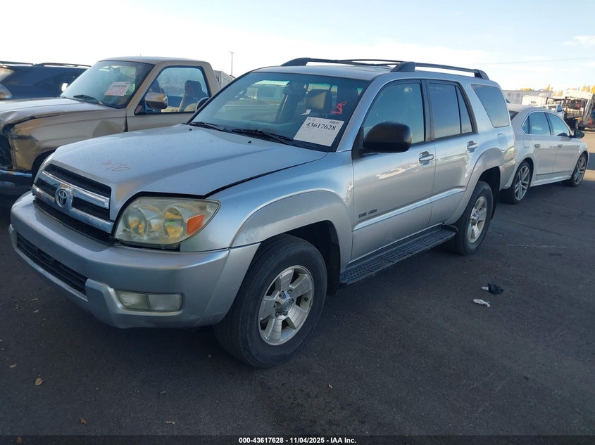 JTEBU14R350075595 2005 TOYOTA 4RUNNER photo no. 2