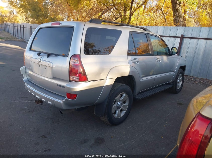 JTEBU14R350075595 2005 TOYOTA 4RUNNER photo no. 4