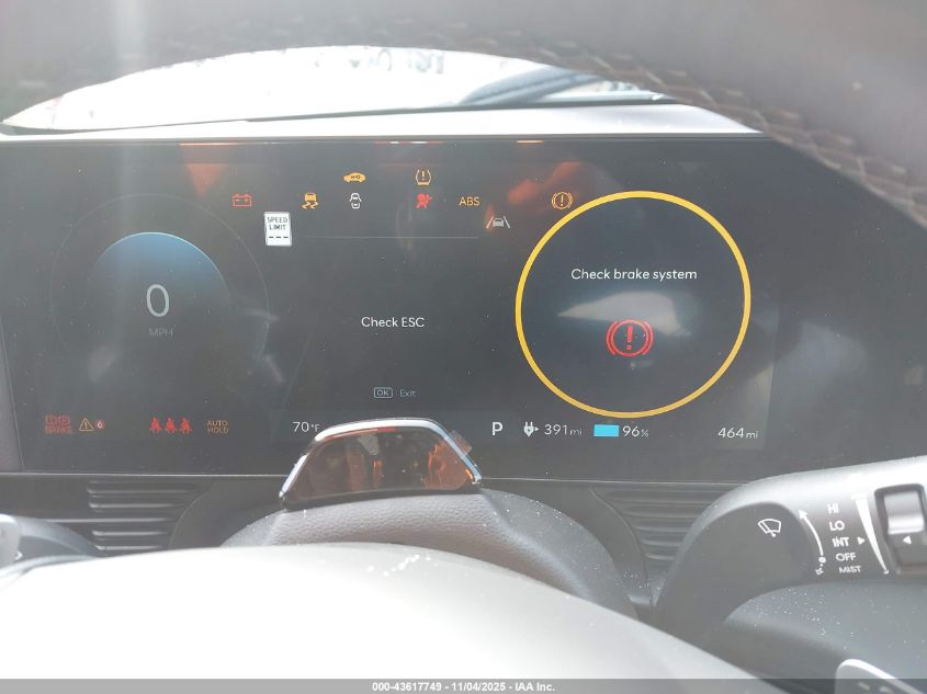 2025 Hyundai Ioniq 5 Sel VIN: 7YAKN4DA0SY033100 Lot: 43617749