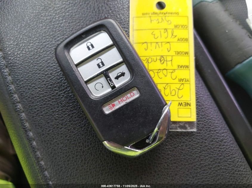 2020 Honda Civic Sport VIN: 2HGFC2F85LH568613 Lot: 43617758