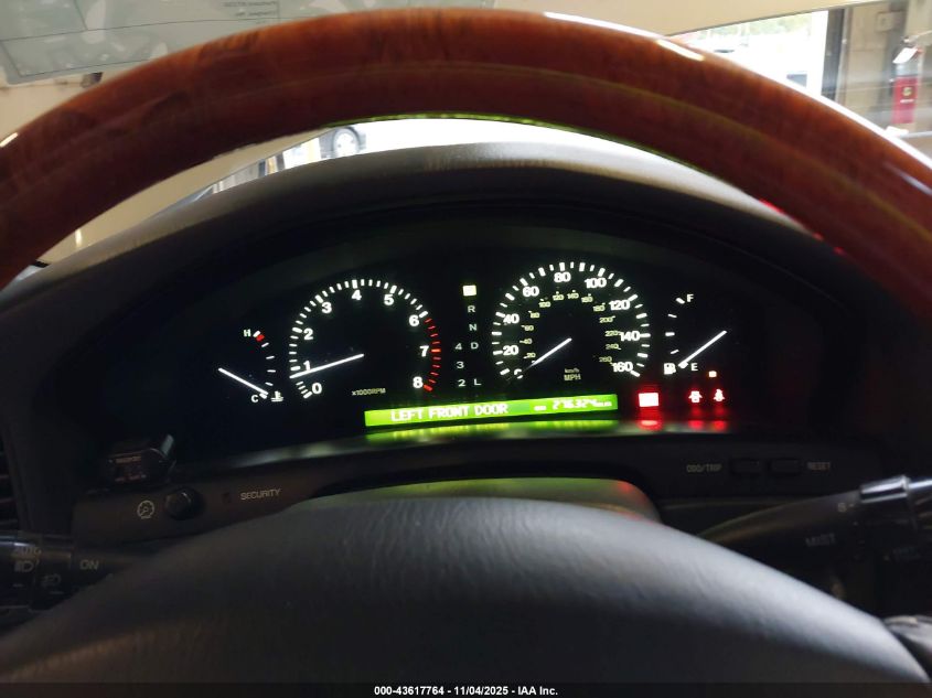 1998 Lexus Ls 400 VIN: JT8BH28F2W0130438 Lot: 43617764