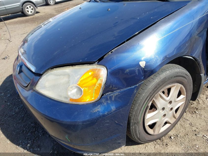 2003 Honda Civic Lx VIN: 2HGES16533H603969 Lot: 43617767