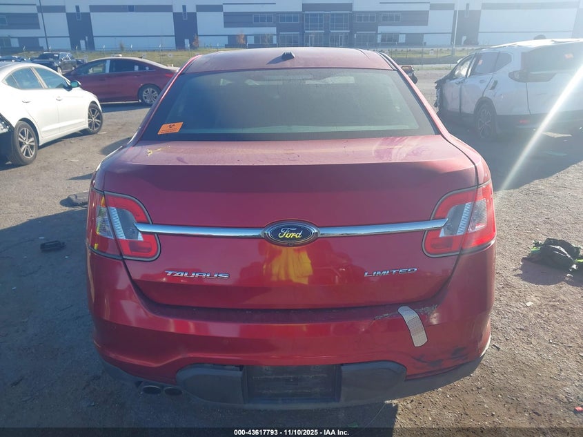 2012 Ford Taurus Limited VIN: 1FAHP2FWXCG110870 Lot: 43617793