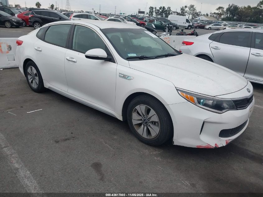 KIA OPTIMA HYBRID 2017. Lot# 43617803. VIN KNAGT4LC4H5006768. Photo 1