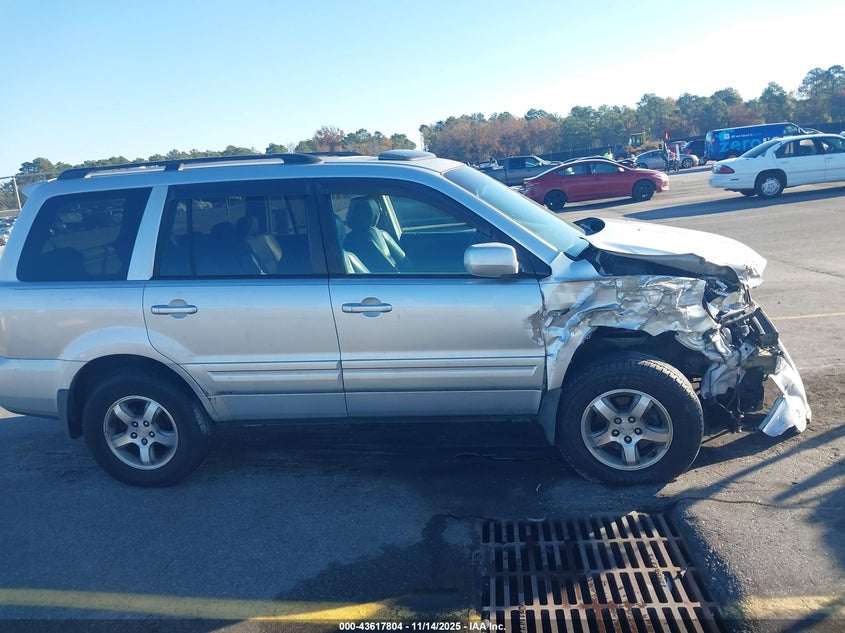 2007 Honda Pilot Ex-L VIN: 5FNYF18627B012498 Lot: 43617804