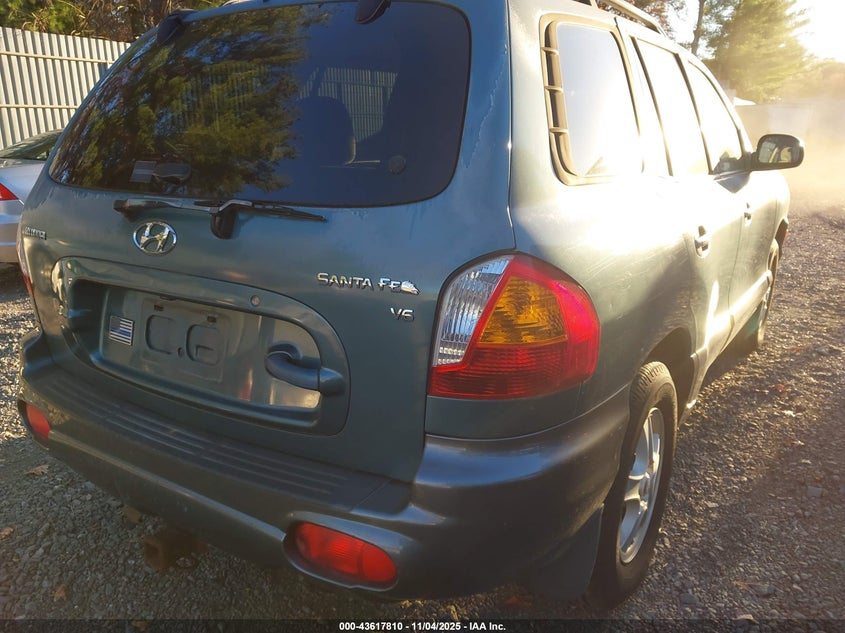 KM8SC13D83U356953 2003 HYUNDAI SANTA FE photo no. 4