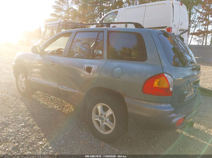 2003 Hyundai Santa Fe Gls/Lx VIN: KM8SC13D83U356953 Lot: 43617810