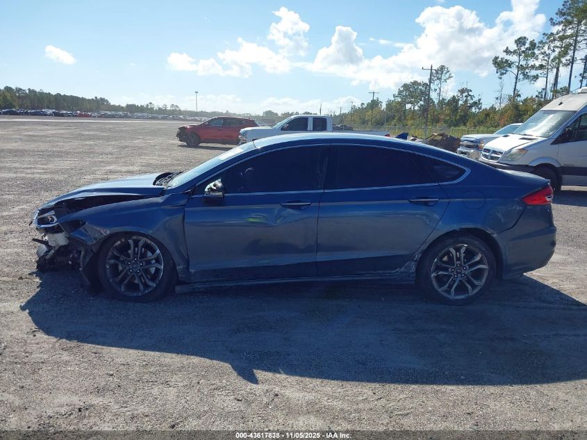 2019 Ford Fusion Sel VIN: 3FA6P0CD2KR233780 Lot: 43617838