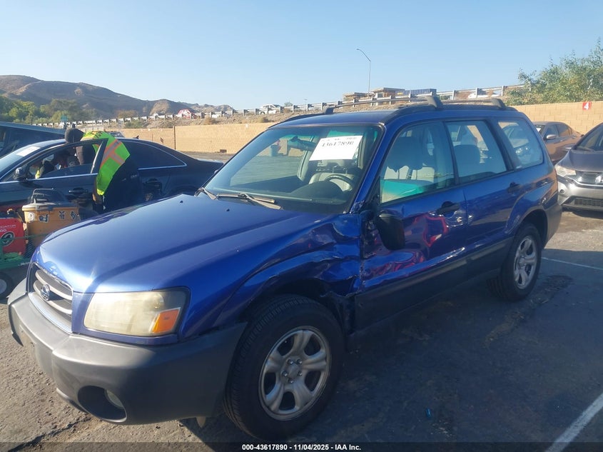 2004 Subaru Forester 2.5X VIN: JF1SG63634H730280 Lot: 43617890