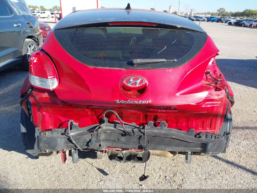 2013 Hyundai Veloster Base W/Gray VIN: KMHTC6AD9DU093846 Lot: 43617895