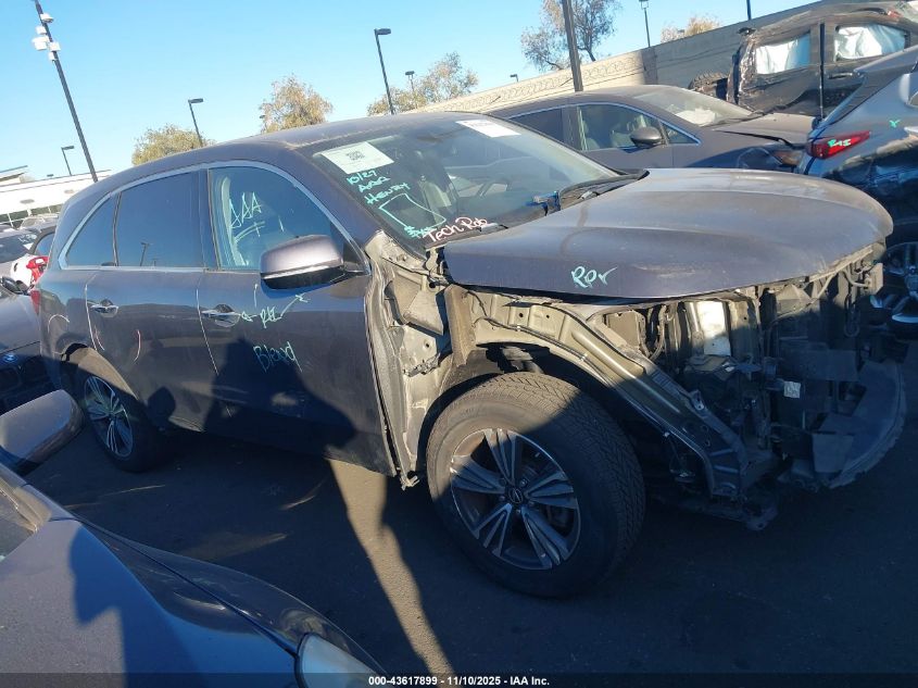 2018 Acura Mdx VIN: 5J8YD3H32JL003619 Lot: 43617899