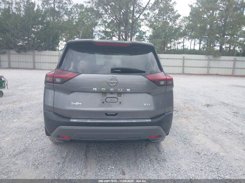 2022 Nissan Rogue Sv Fwd VIN: JN8BT3BA9NW043431 Lot: 43617910