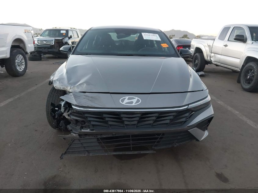 2025 Hyundai Elantra Sel Sport VIN: KMHLM4DG1SU873490 Lot: 43617984