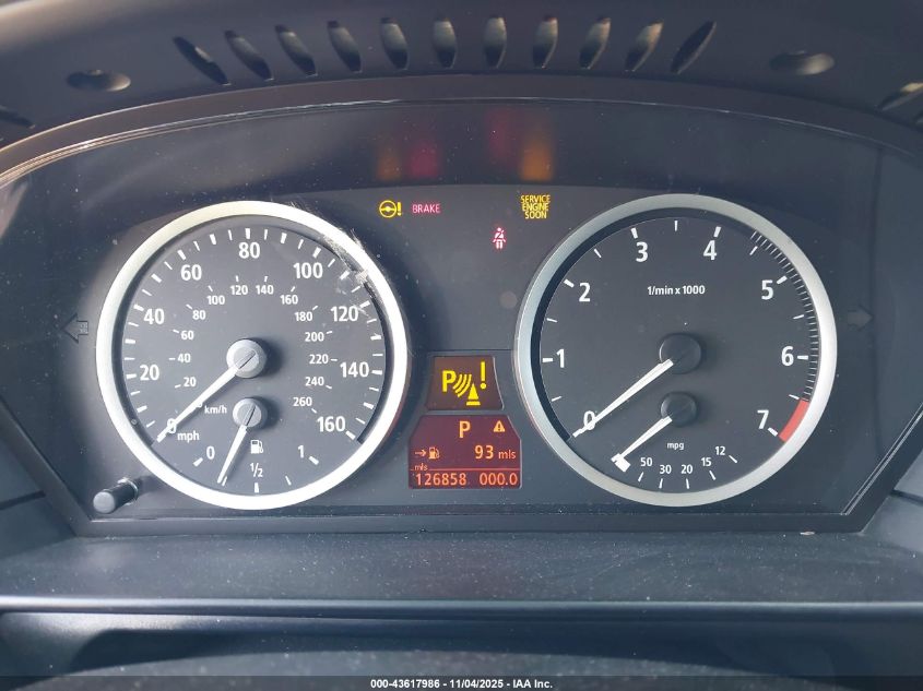 2006 BMW 550I VIN: WBANB53586CP02995 Lot: 43617986