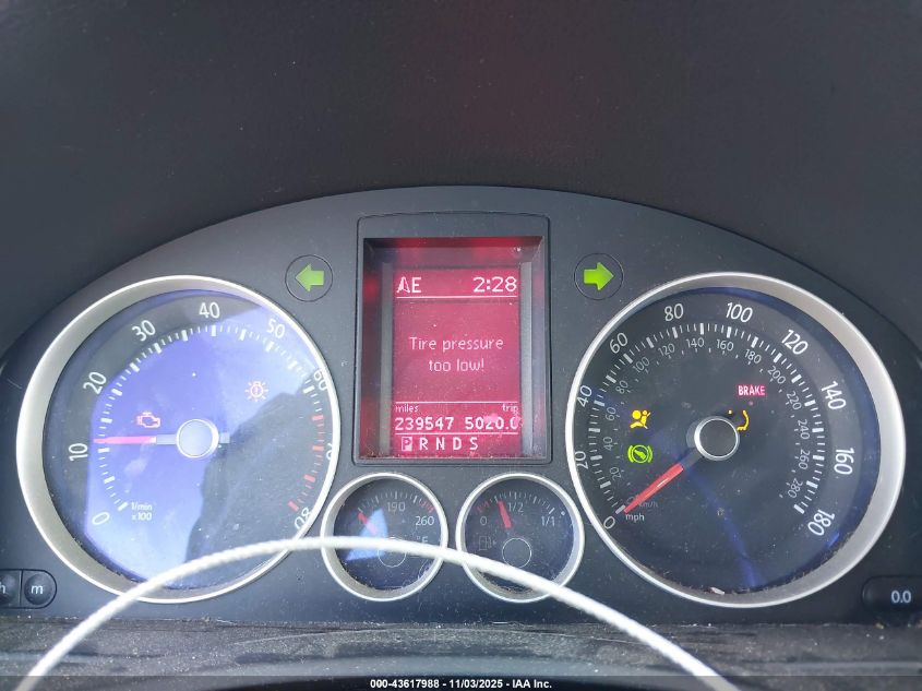 2008 Volkswagen Gti 2-Door/2-Door (A6) (Eop Cw 21/08) VIN: WVWFV71K78W095833 Lot: 43617988