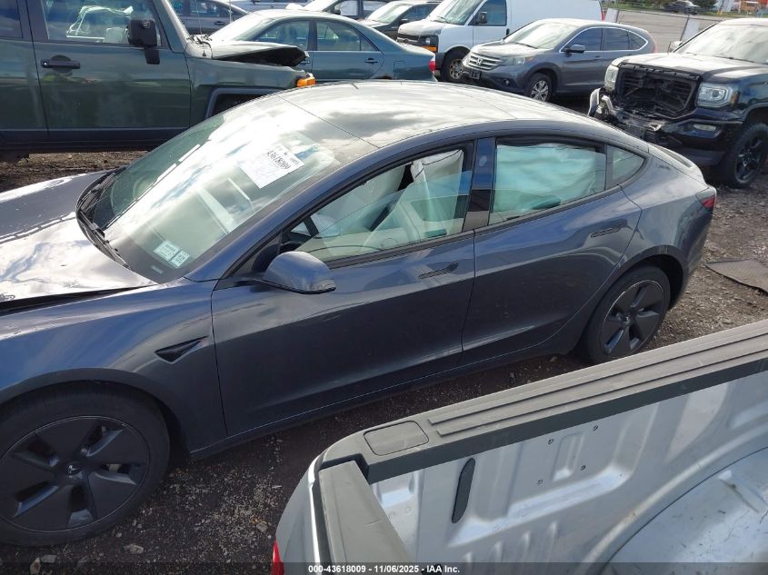 2023 Tesla Model 3 Rear-Wheel Drive VIN: 5YJ3E1EA2PF679061 Lot: 43618009