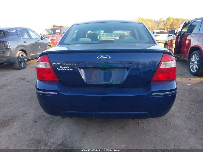 2005 Ford Five Hundred Se VIN: 1FAFP23195G137240 Lot: 43618020