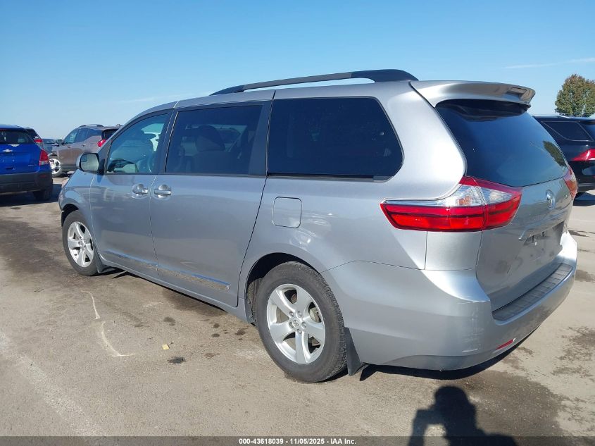 2017 Toyota Sienna Le 8 Passenger VIN: 5TDKZ3DC1HS793791 Lot: 43618039
