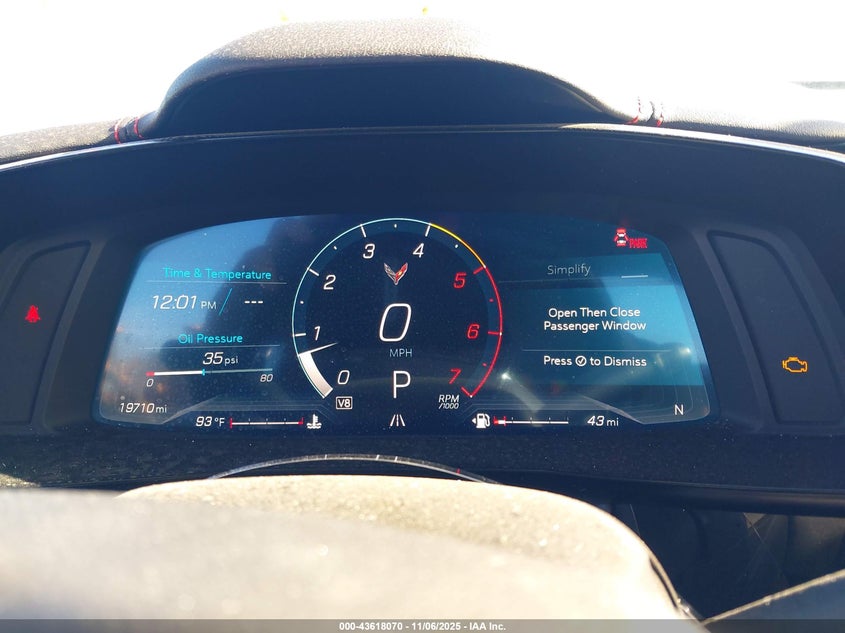 2023 CHEVROLET CORVETTE STINGRAY 1G1YA2D45P5111481