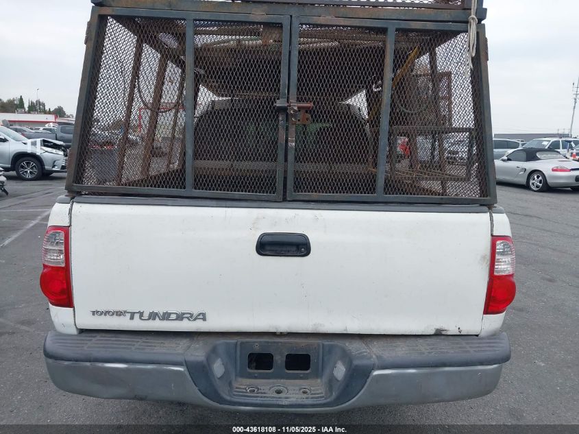 2005 Toyota Tundra Sr5 VIN: 5TBRU34135S454868 Lot: 43618108