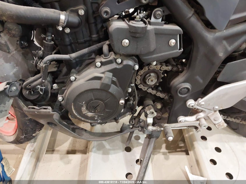 2021 Yamaha Mt-03 VIN: MH3RH20Y8MK006383 Lot: 43618118