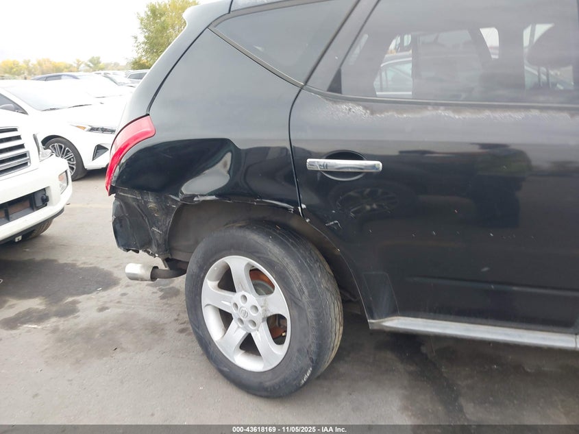 2005 Nissan Murano Sl VIN: JN8AZ08W15W431930 Lot: 43618169