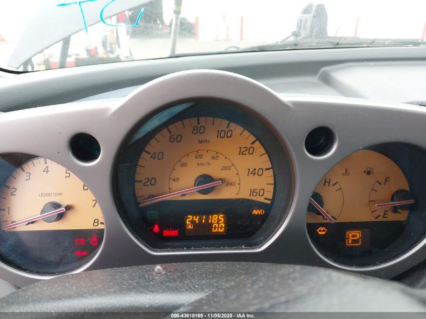 2005 Nissan Murano Sl VIN: JN8AZ08W15W431930 Lot: 43618169