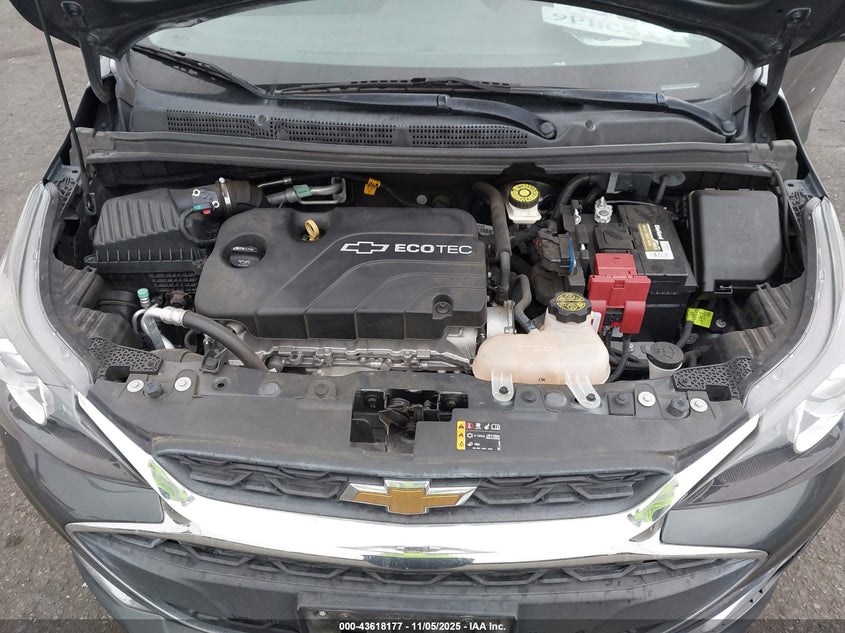 2021 Chevrolet Spark Fwd 1Lt Automatic VIN: KL8CD6SA6MC731829 Lot: 43618177