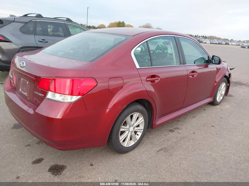 2012 Subaru Legacy 2.5I VIN: 4S3BMCA63C3015192 Lot: 43618195
