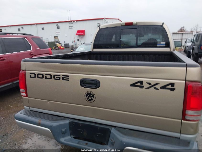 2002 Dodge Dakota Slt VIN: 1B7HG48N22S552578 Lot: 43618272