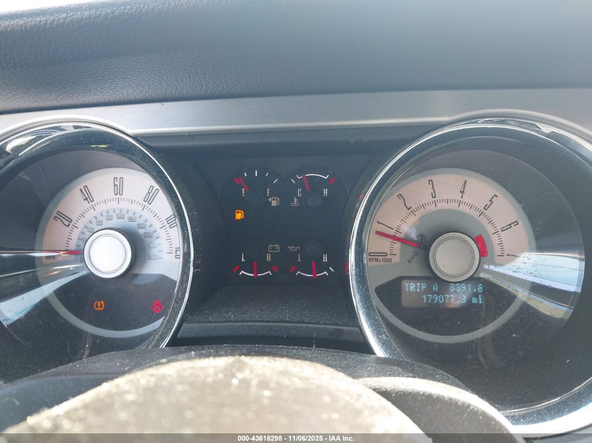 2010 Ford Mustang V6/V6 Premium VIN: 1ZVBP8EN7A5166878 Lot: 43618298