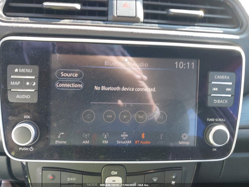 2022 Nissan Leaf Sv 40 Kwh VIN: 1N4AZ1CV8NC555197 Lot: 43618316