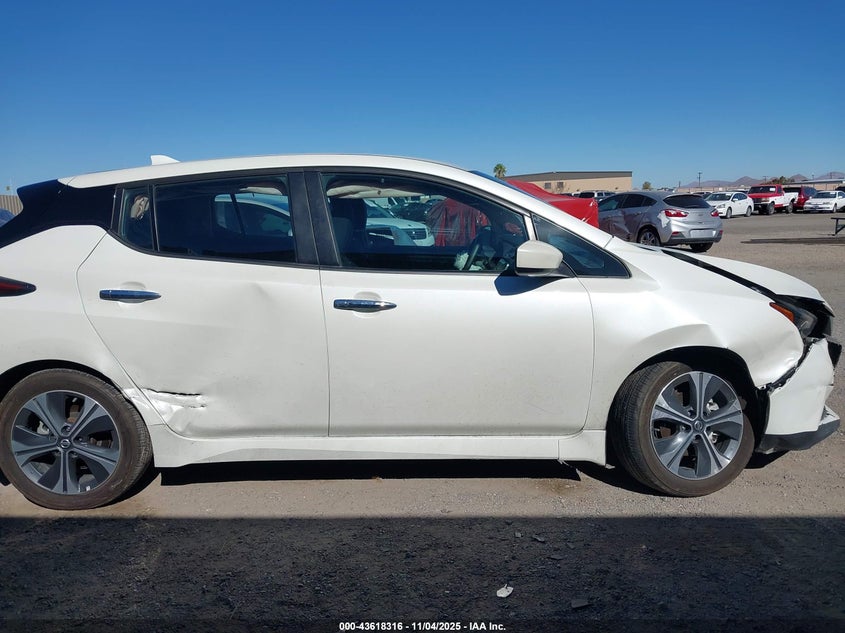 2022 Nissan Leaf Sv 40 Kwh VIN: 1N4AZ1CV8NC555197 Lot: 43618316