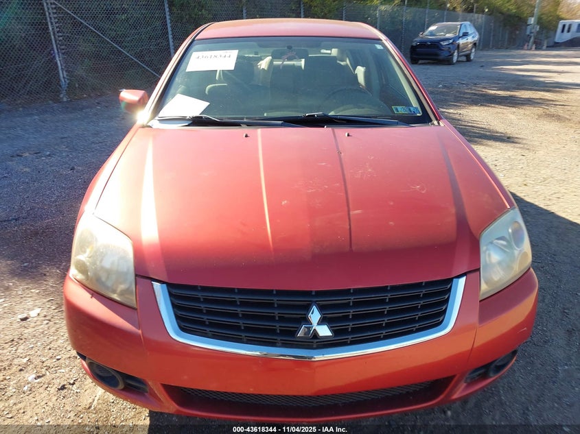 2009 Mitsubishi Galant Es/Sport Edition VIN: 4A3AB36F99E040800 Lot: 43618344