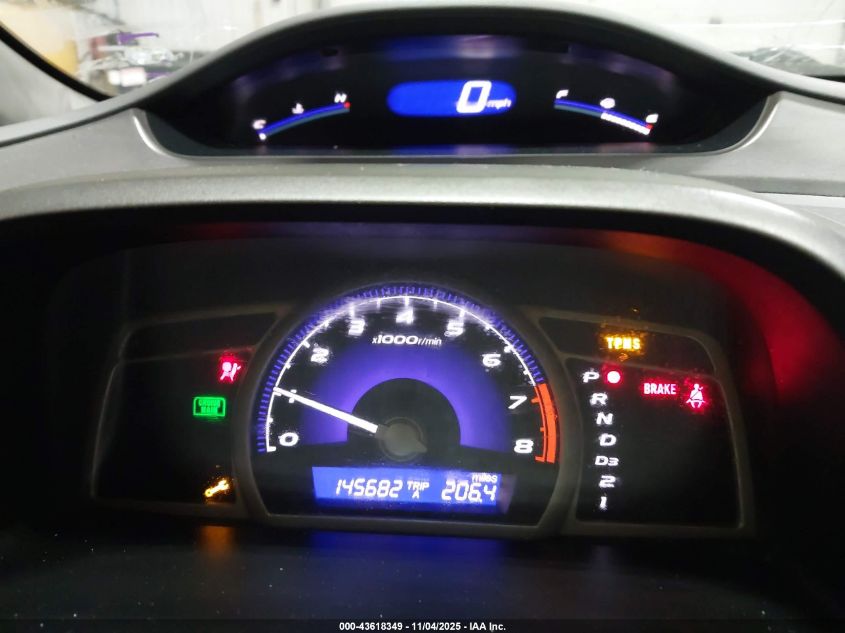 2009 Honda Civic Lx VIN: 19XFA16589E023966 Lot: 43618349