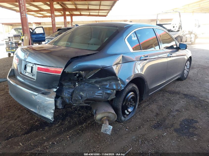 2012 Honda Accord 2.4 Lx VIN: 01HGCP2F34CA01588 Lot: 43618380