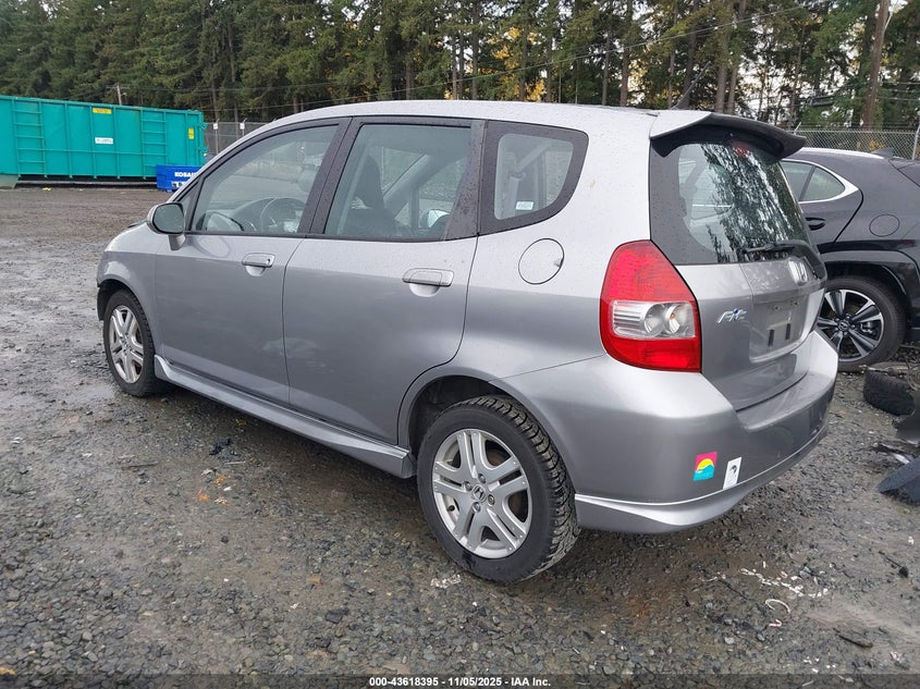 JHMGD38607S031775 2007 HONDA FIT photo no. 3