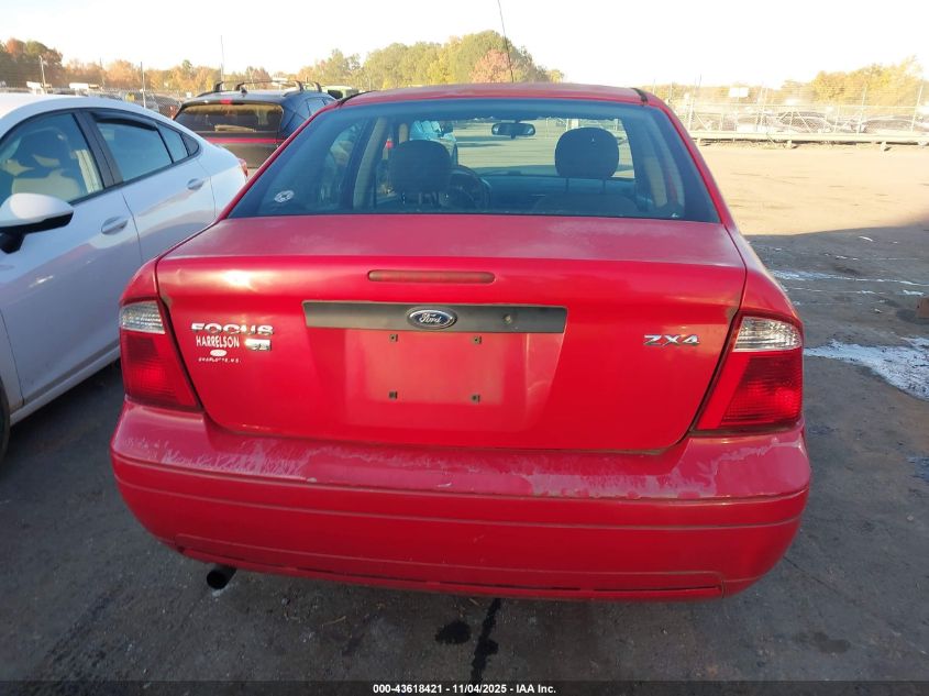2006 Ford Focus Zx4 VIN: 1FAFP34N76W236640 Lot: 43618421
