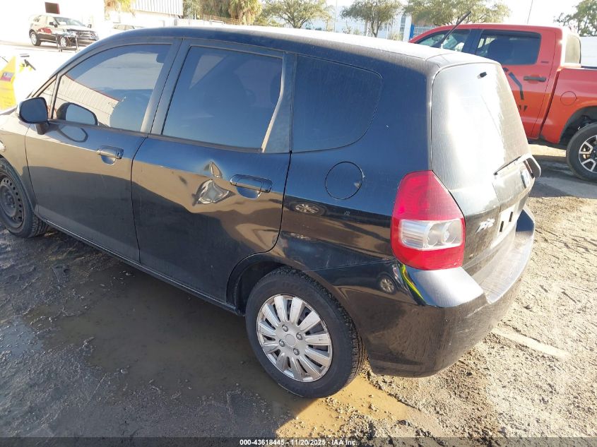 2008 Honda Fit VIN: JHMGD38448S037448 Lot: 43618445