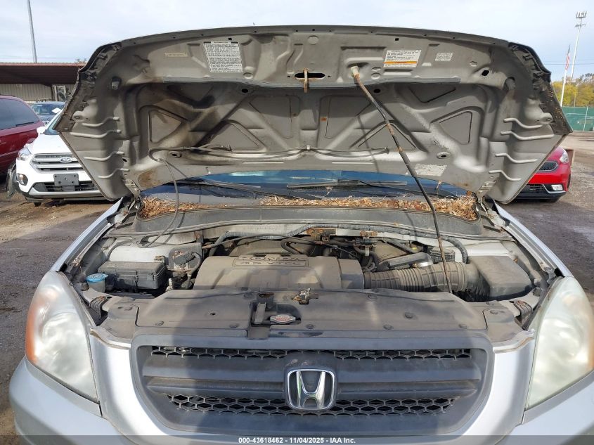 2005 Honda Pilot Ex-L VIN: 5FNYF18675B019282 Lot: 43618462