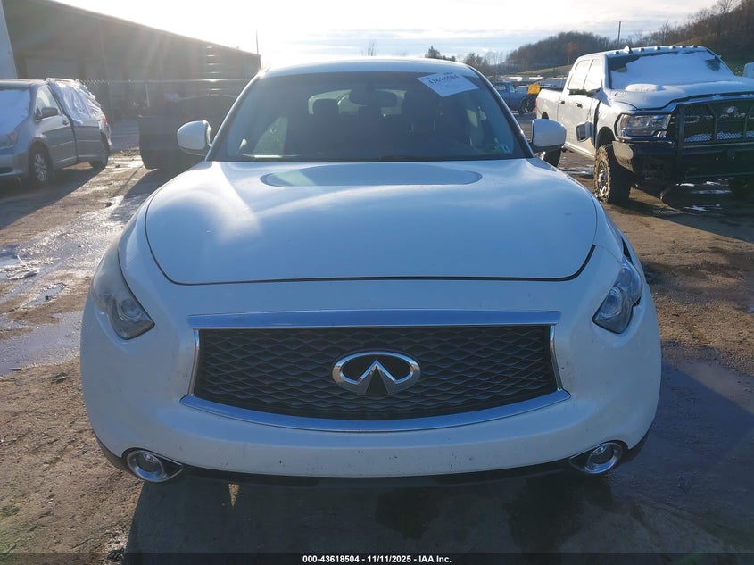 2017 Infiniti Qx70 VIN: JN8CS1MW9HM411787 Lot: 43618504