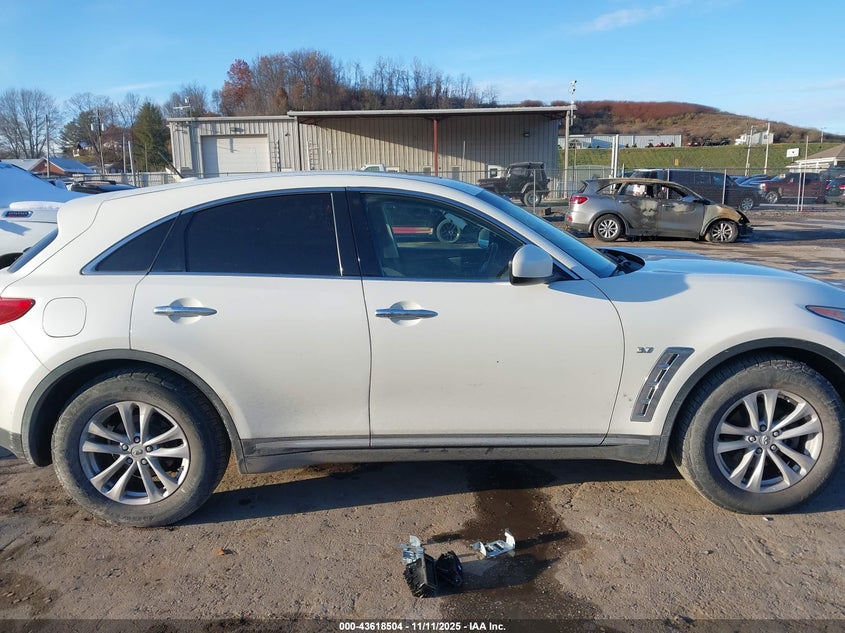 2017 Infiniti Qx70 VIN: JN8CS1MW9HM411787 Lot: 43618504