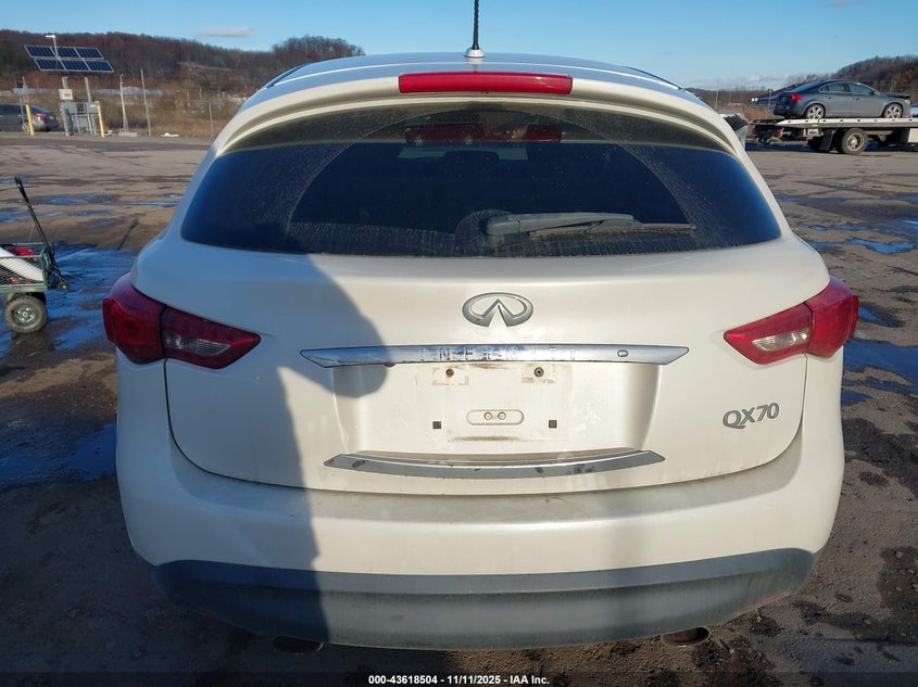 2017 Infiniti Qx70 VIN: JN8CS1MW9HM411787 Lot: 43618504
