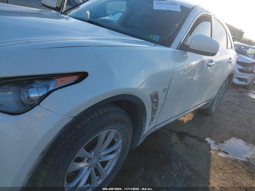 2017 Infiniti Qx70 VIN: JN8CS1MW9HM411787 Lot: 43618504