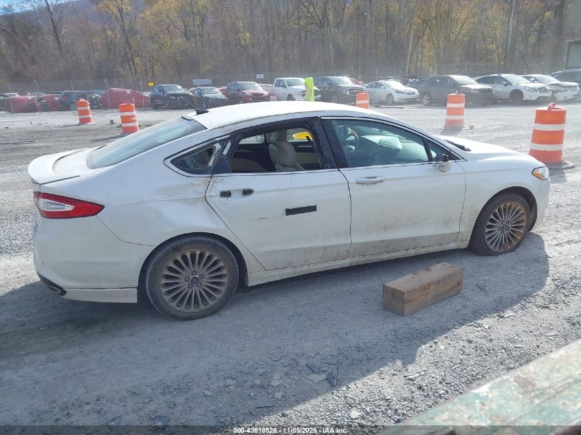 2016 Ford Fusion Titanium VIN: 3FA6P0K90GR400447 Lot: 43618526