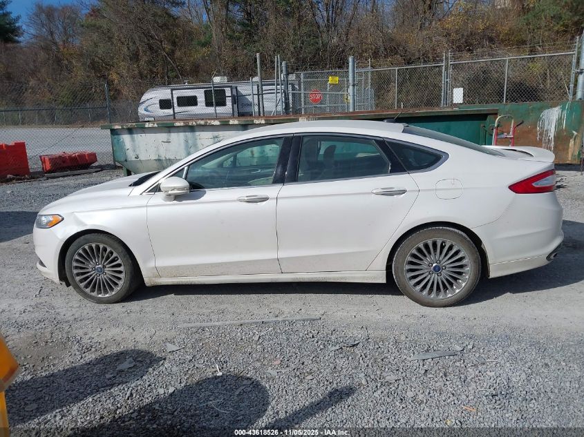 2016 Ford Fusion Titanium VIN: 3FA6P0K90GR400447 Lot: 43618526