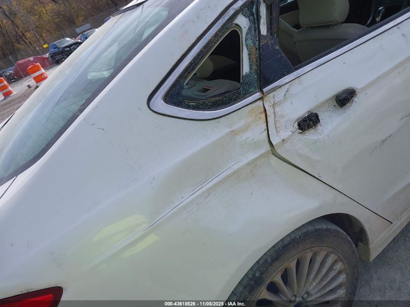 2016 Ford Fusion Titanium VIN: 3FA6P0K90GR400447 Lot: 43618526