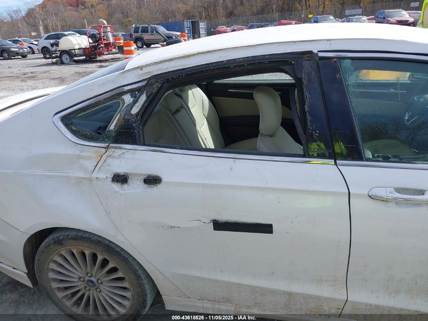 2016 Ford Fusion Titanium VIN: 3FA6P0K90GR400447 Lot: 43618526